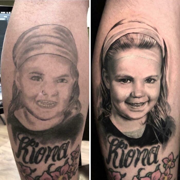 Fixing Up a Portrait Tattoo