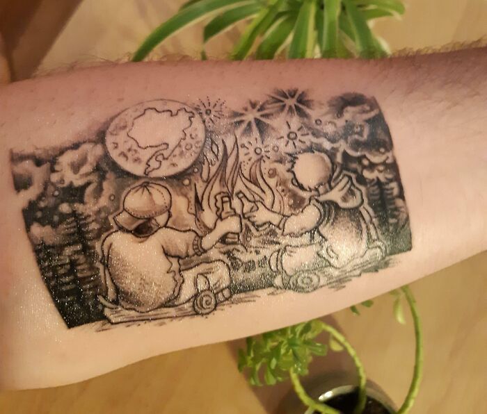 Memories in Ink: Tattoo for Best Friend by Tom at Crock Ink, France