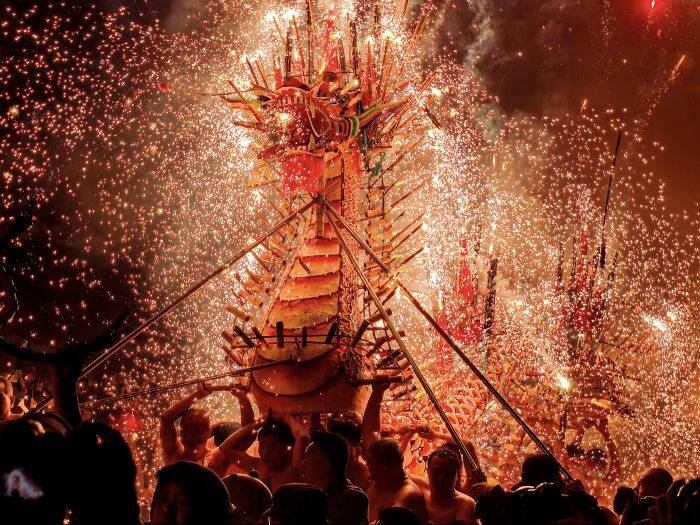 Grand Prize Winner: 'Fire Dragon' by Kuanglong Zhang - Phone Photography GOAT