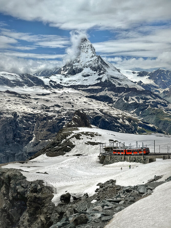 1st Place, Travel & Adventure: 'Gornergrat Train & The Matterhorn' by Joseph Cyr