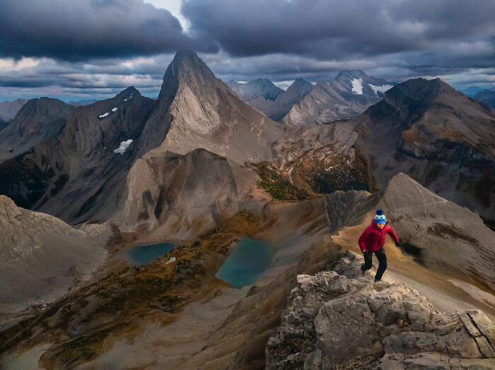 1st Place, Landscapes: 'The Rugged Peaks Of Kananaskis Country' by Ewa Cieslikiewicz