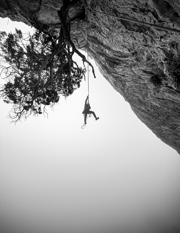 Honorable Mention, Silhouettes: 'Suspended' by Adam Wolski