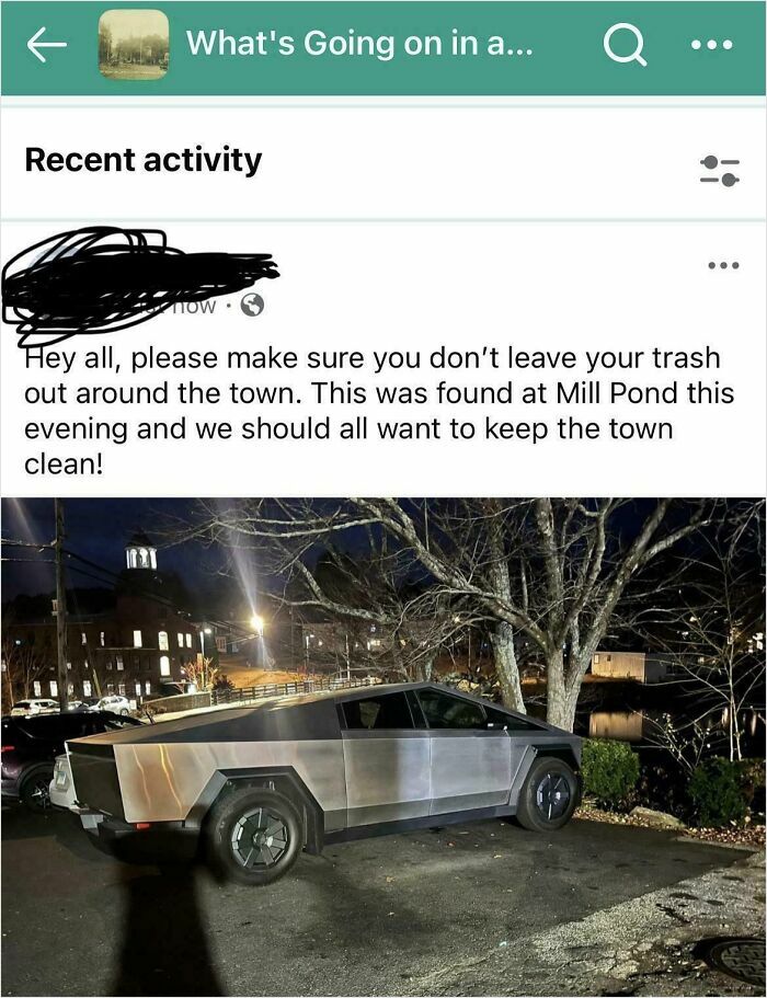 Shared This On My Local Town Facebook Page. You Should Definitely Check It Out