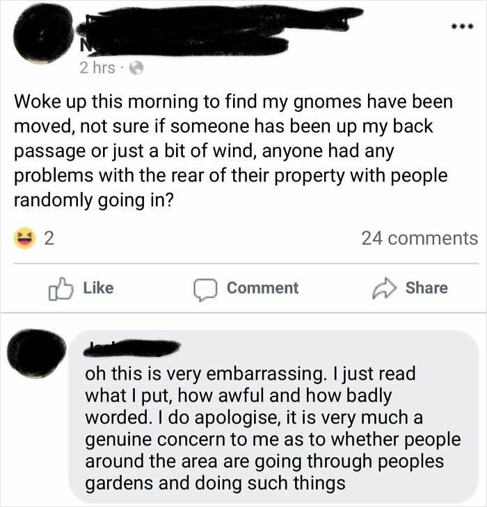 This Guy’s Back Passage Problems Are Officially Facebook Legend Material