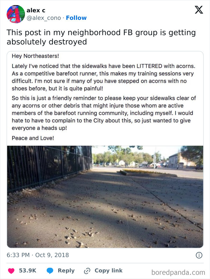 Facebook Group Post From My Town That Had Me Doing A Double Take