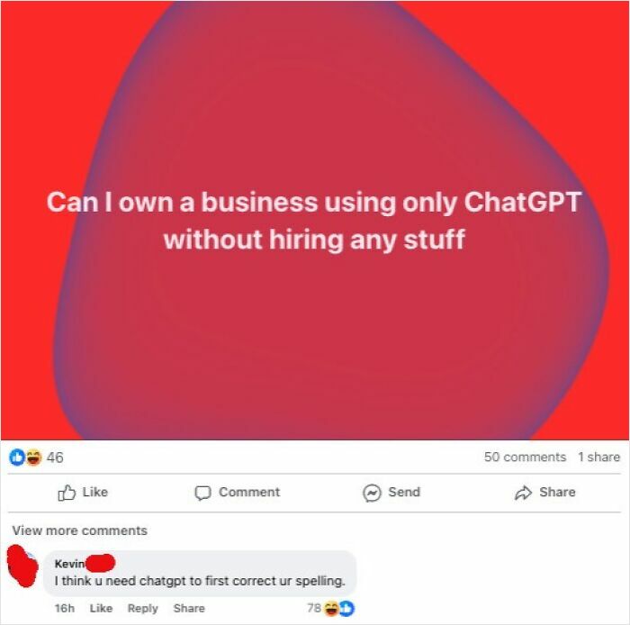 Found This Post In A Local Entrepreneur Group. Serious Or Not, It’s Hilarious
