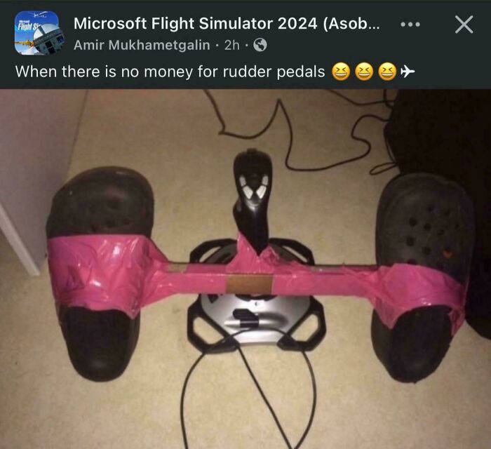 Found This Masterpiece In A Flight Sim Group And I Can’t Stop Laughing