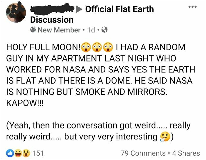 Being In A Flat-Earth Group Just Feels Like Cheating At This Point