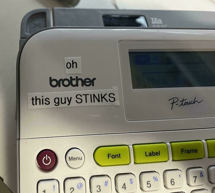Label Printer Just Went Rogue