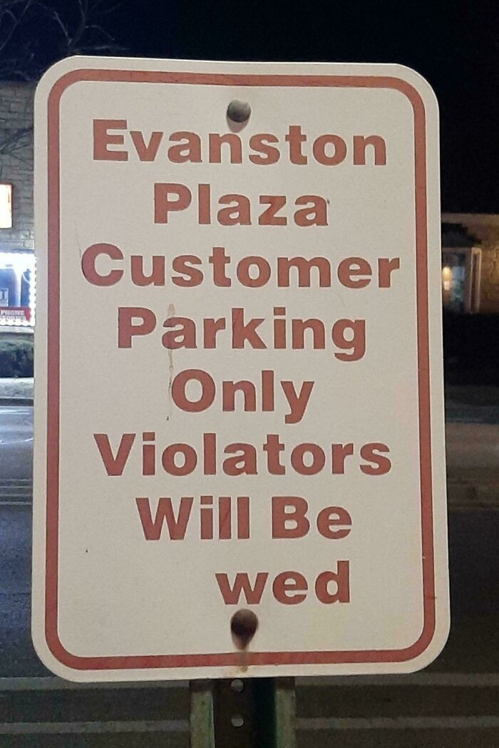 Only Violators Will Be Wed. Uh, What?