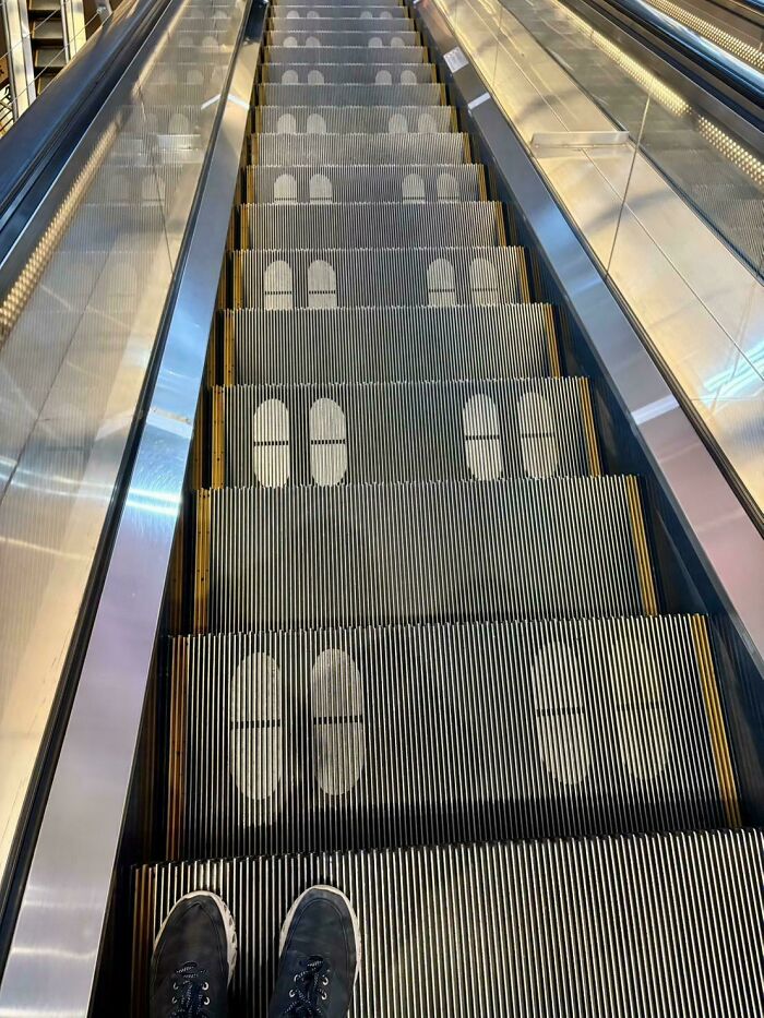 Escalator Steps? We Choose Our Own Adventure
