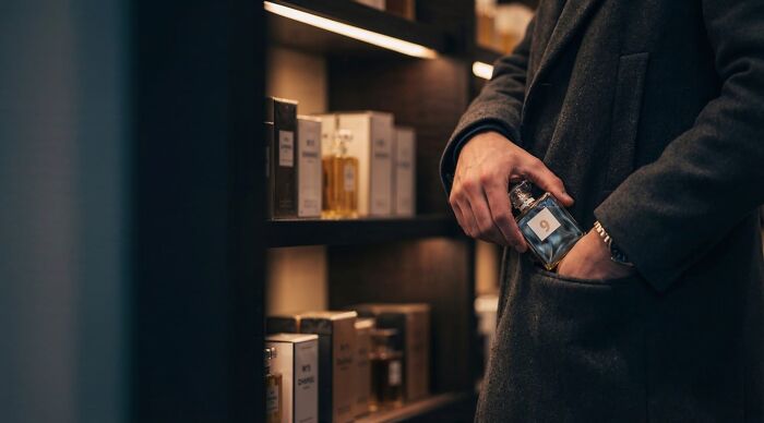 You Catch Your Friend Sneaking an Expensive Perfume Out of the Store.