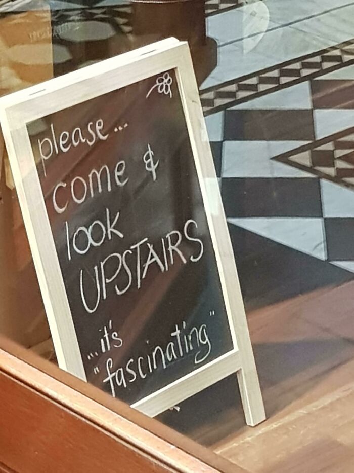 Found This in My City’s Store—Upstairs is "Suspicious"