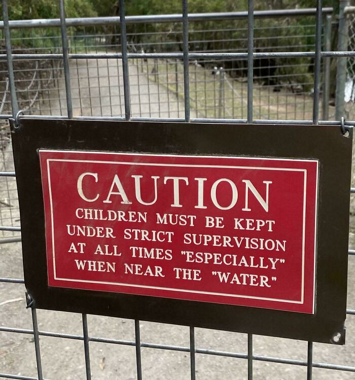 A Local Wildlife Park Sign (With Quotes)