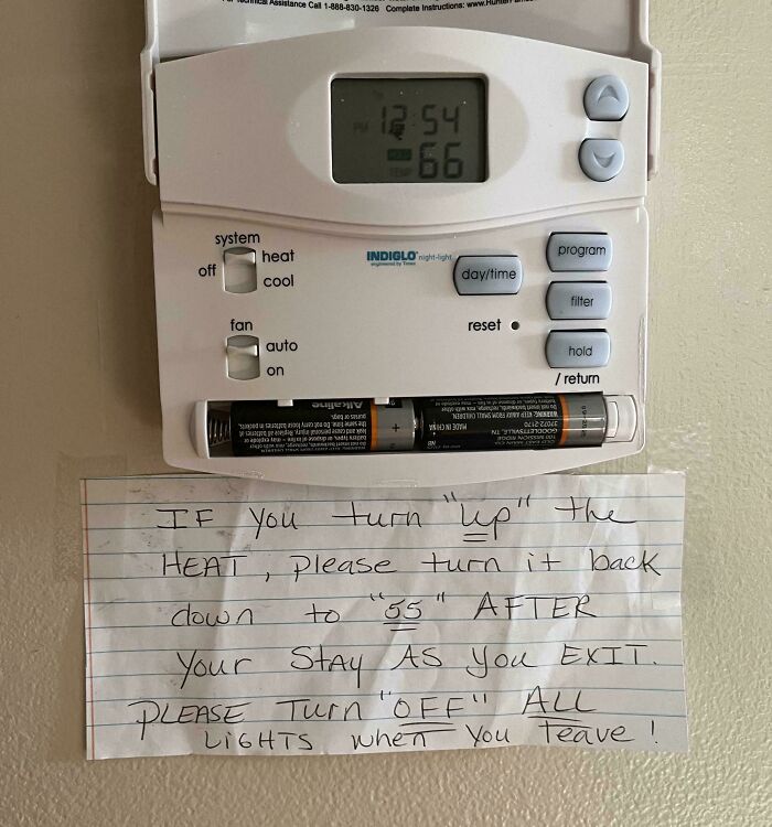 Little "Notes" All Over This "Airbnb"