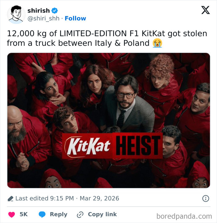 12 Tons Of KitKat Went Missing, And The Internet Lost It With Hilarious Reactions