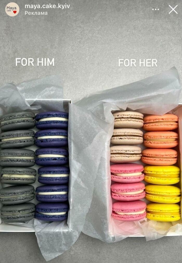 Bright-Colored Macaroons? Sorry, Only For Ladies