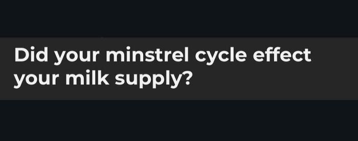Minstrel Cycle or Something Else?