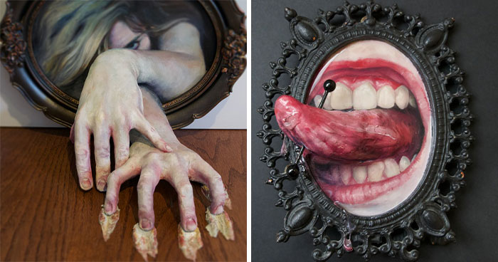 Wait, These Portraits Are Both Paintings AND Sculptures? Say What?! (31 Pics)
