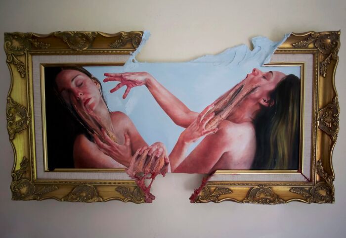 Wait, These Portraits Are Both Paintings AND Sculptures? Say What?! (31 Pics)