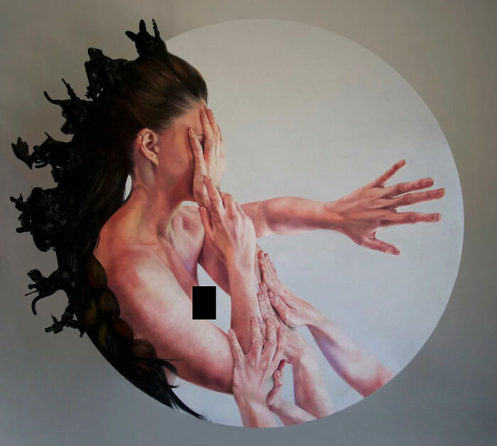 Wait, These Portraits Are Both Paintings AND Sculptures? Say What?! (31 Pics)