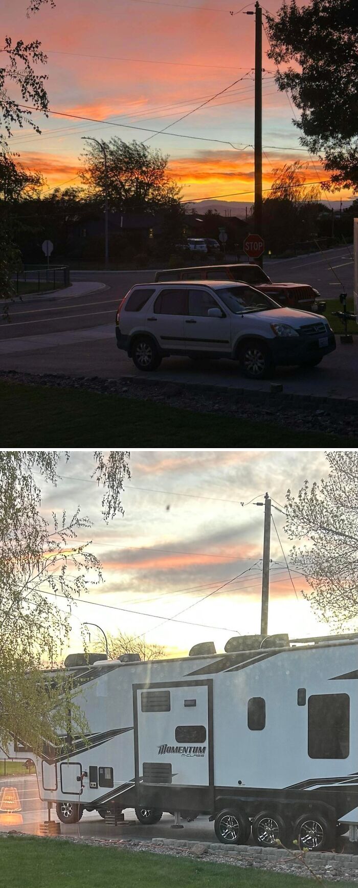 Before and After: Neighbor Buys Trailer and Turns Lawn Into Parking Lot