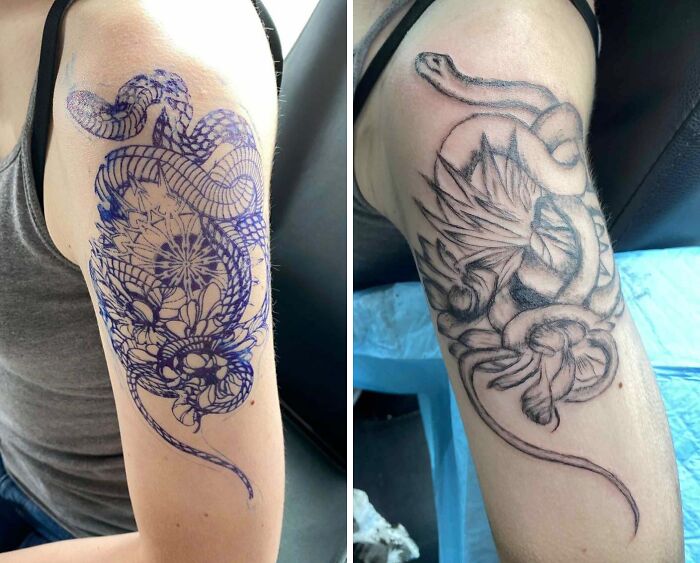 Tattoo Stencil Was Way Cooler Than The Actual Ink