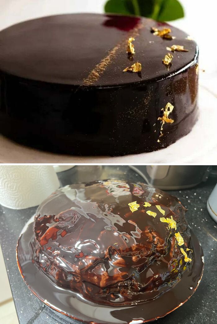 Mirror Cake Attempt for the First Time... What Happened?