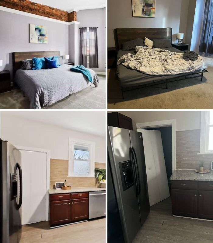 Airbnb Listing Pic vs. The Real Deal