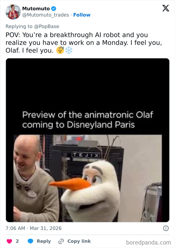 Oops! Disney’s Olaf Robot Totally Flopped in Front of Everyone — And Memes Exploded