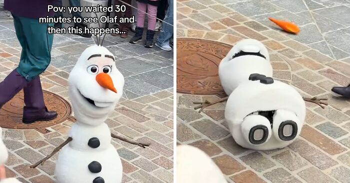 Oops! Disney’s Olaf Robot Totally Flopped in Front of Everyone — And Memes Exploded