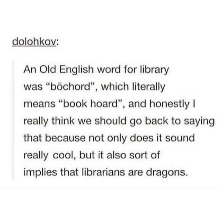 Make Libraries Book Hoards, Librarians Book Dragons!