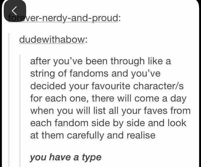 I Guess I Have A Type