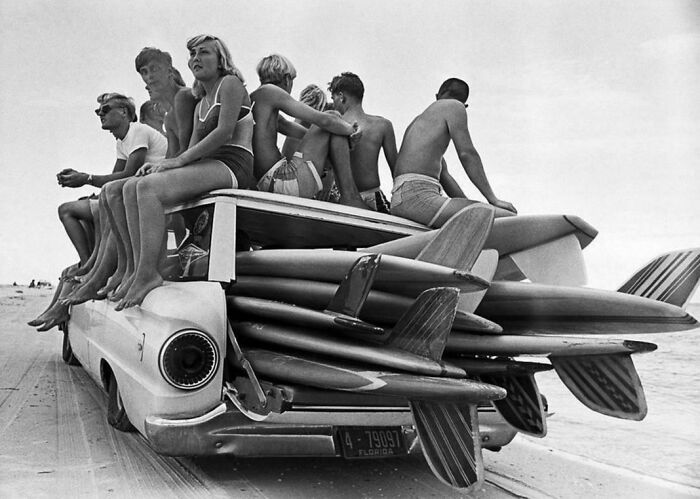 Sun, Sand, and Smiles at St. Pete Beach, 1964