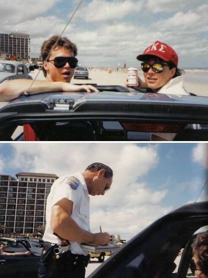 My Dad and Roomie Living It Up in 1985