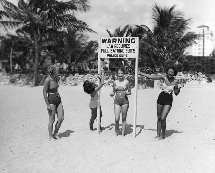 Beach Sign? No Thanks! Miami 80s Spring Breakers