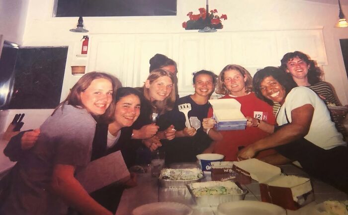 1998 Spring Break Team Dinner Throwback