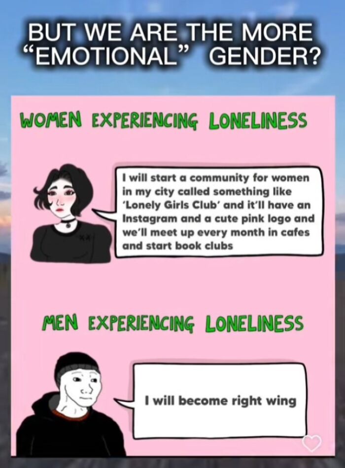 Men Vs Women: Loneliness Edition