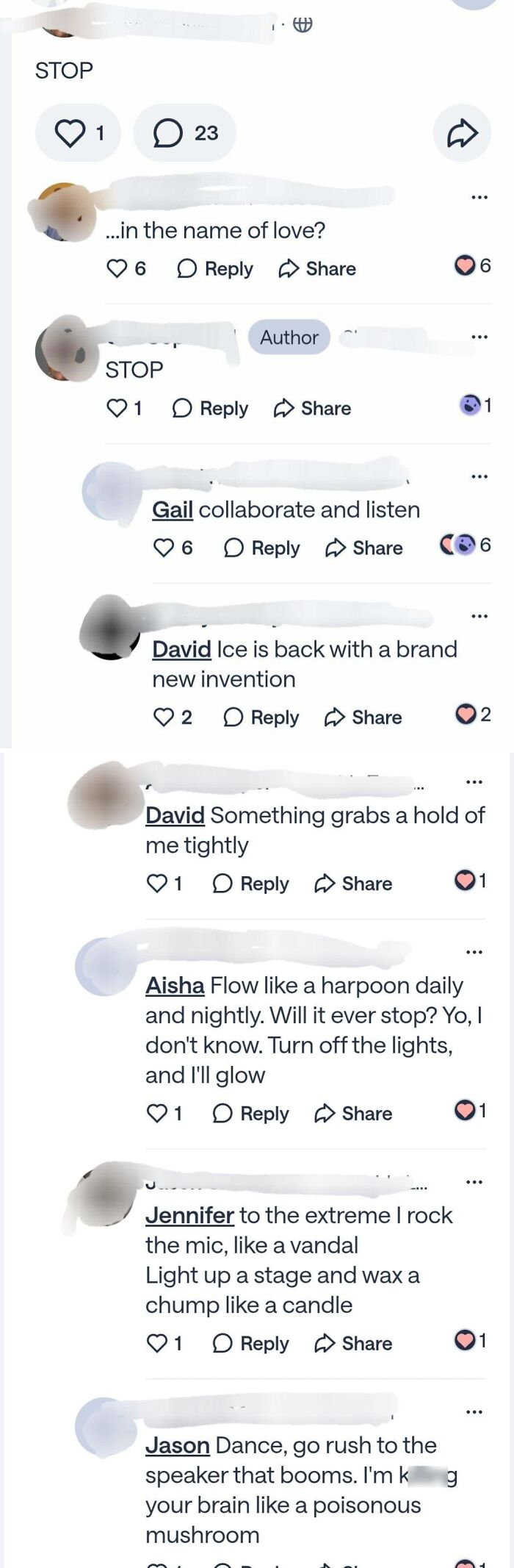 Please, Just Stop Already