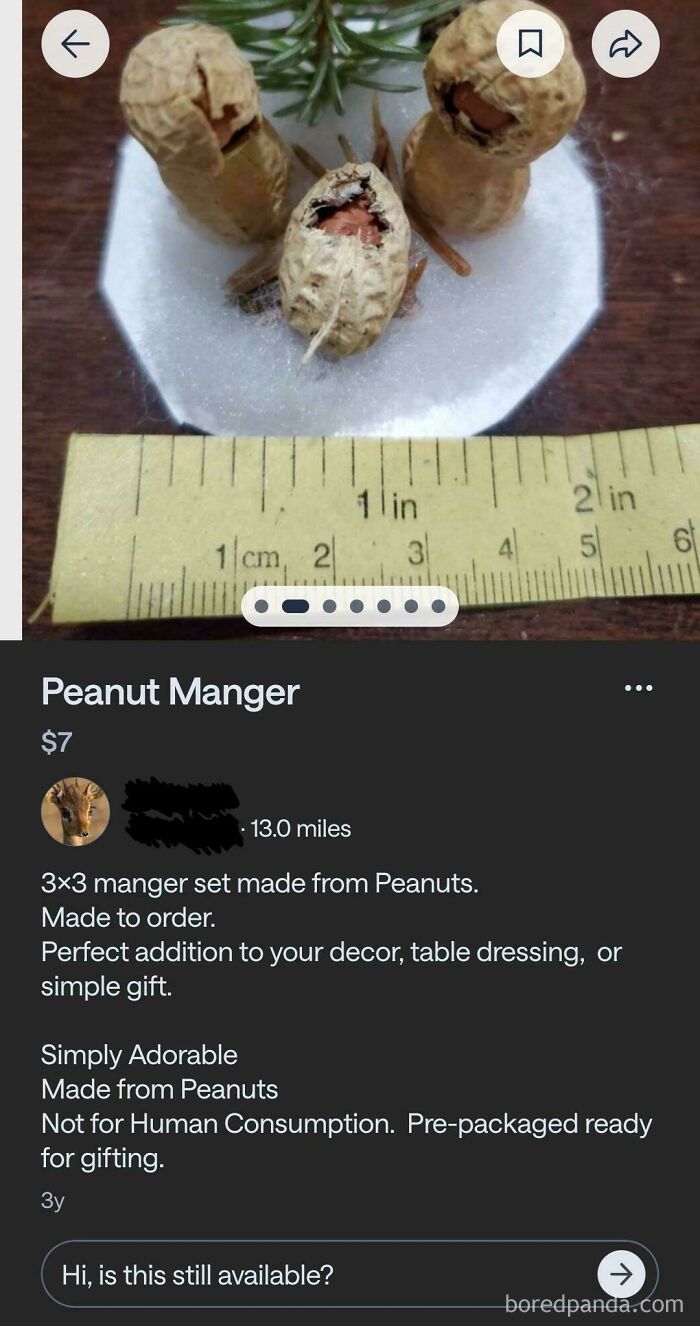 Peanut Manger? That’s a New One!