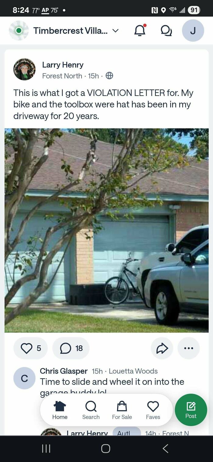 Bike And Toolbox Left For 20 Years. HOA Just Noticed.