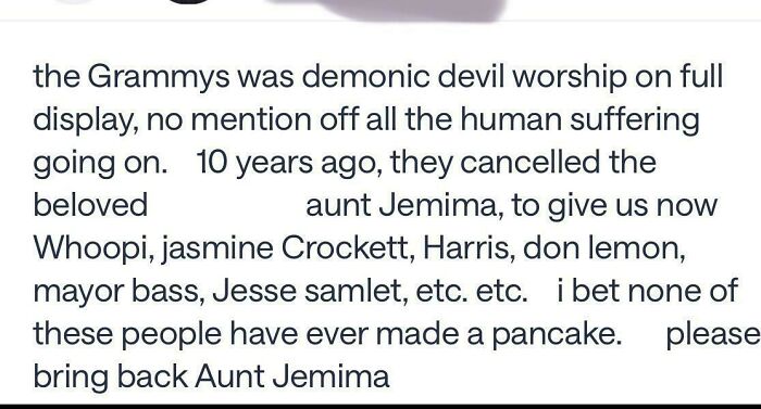 Calling People Aunt Jemima? Yikes.