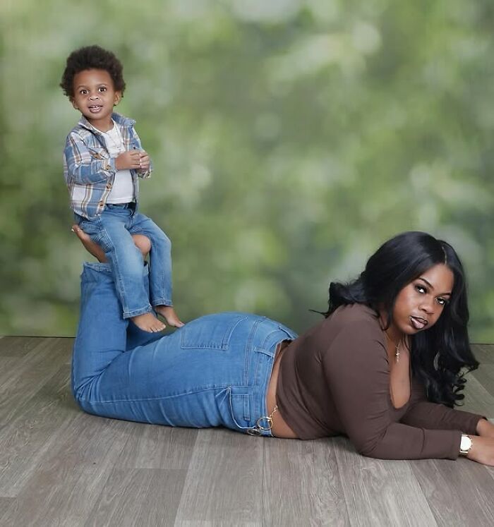 Wait Till You See This Mom And Son's Hilariously Awkward Photoshoot!