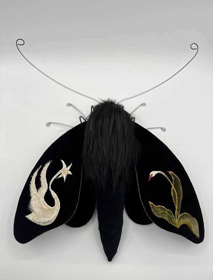 Wait, These Moth Sculptures Actually Flew Out of a Dream?