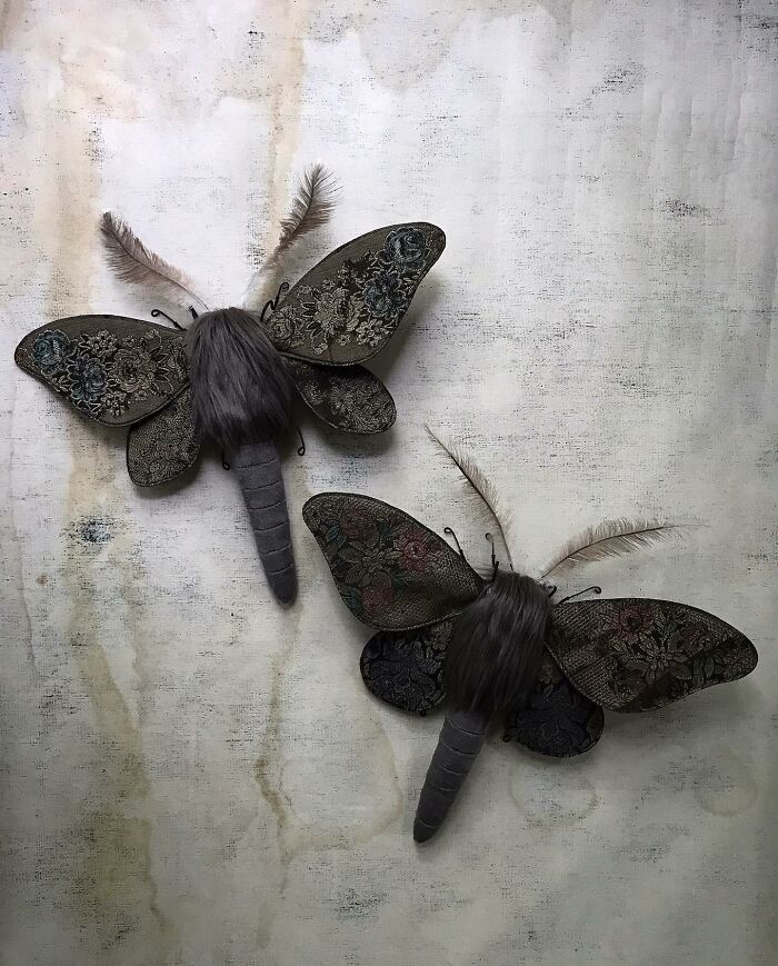 Wait, These Moth Sculptures Actually Flew Out of a Dream?