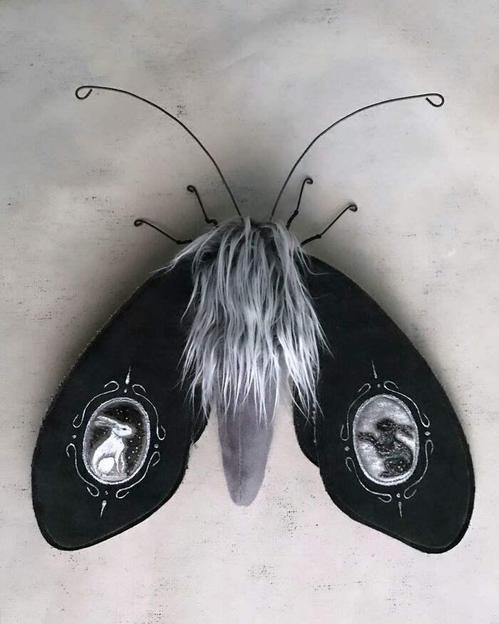 Wait, These Moth Sculptures Actually Flew Out of a Dream?