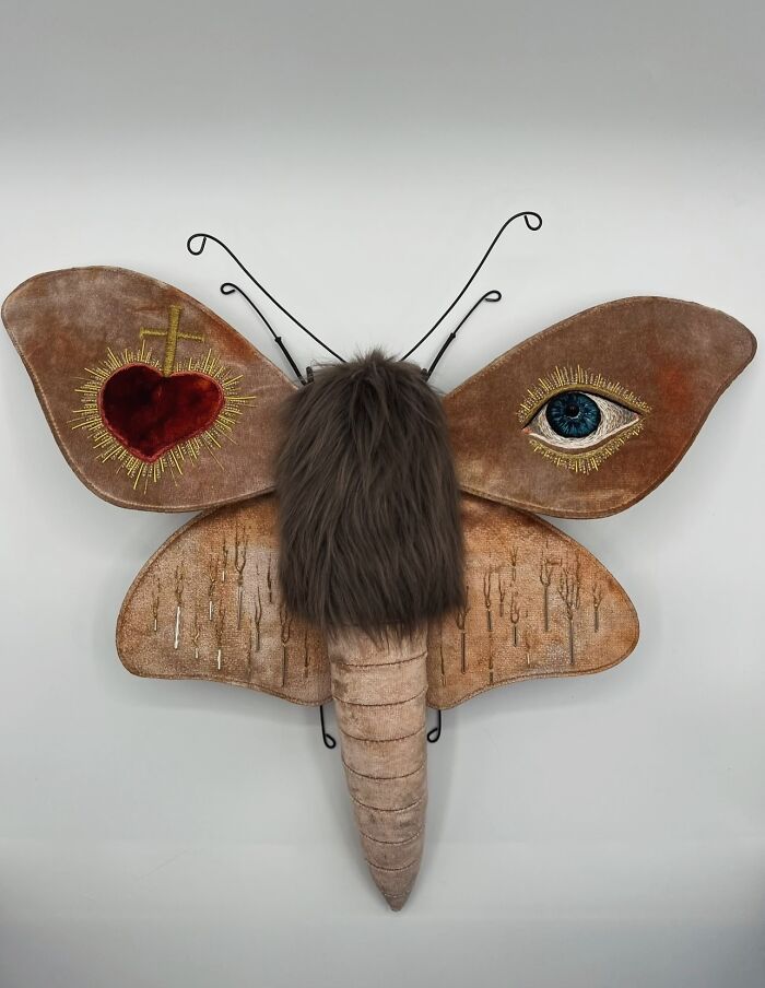 Wait, These Moth Sculptures Actually Flew Out of a Dream?