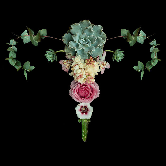 These Flower-Powered Artworks Totally Nail What It Feels Like to Be a Woman (37 Pics)
