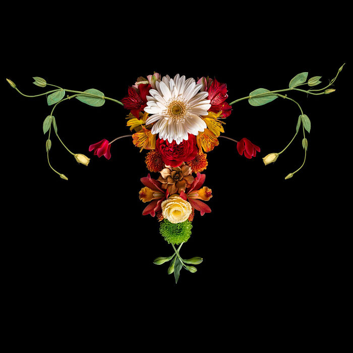 These Flower-Powered Artworks Totally Nail What It Feels Like to Be a Woman (37 Pics)