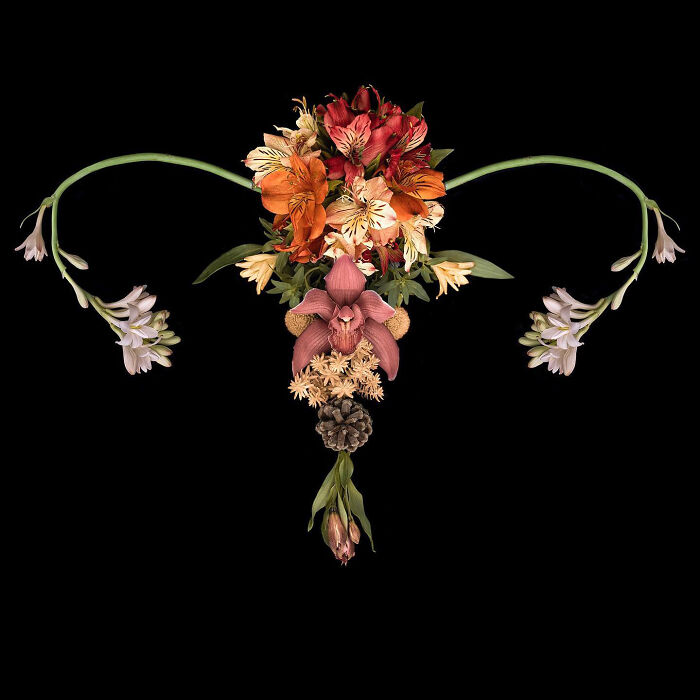 These Flower-Powered Artworks Totally Nail What It Feels Like to Be a Woman (37 Pics)